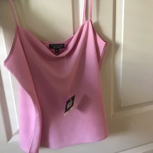 Pink Topshop tank. New with tags